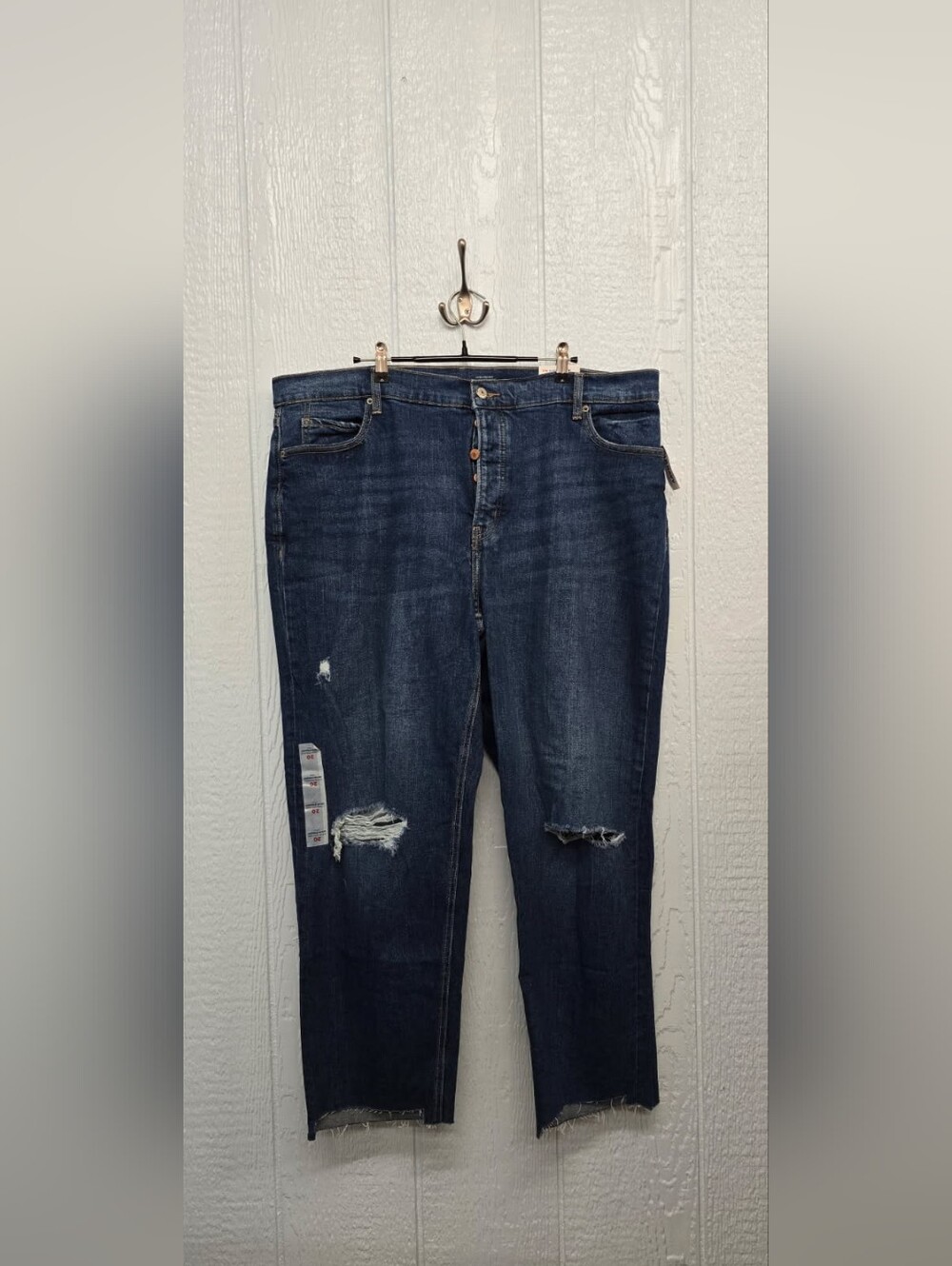 New Size 20 Old Navy Sky-Hi Straight Jeans in Dark Indigo